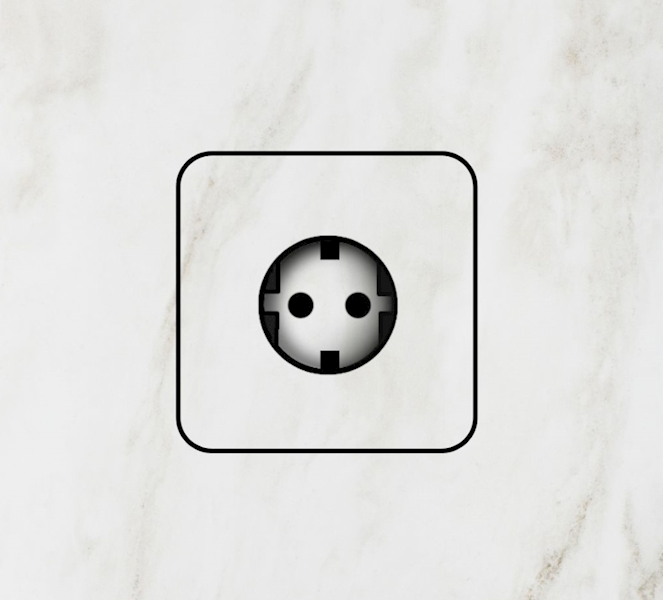 UKRYTE GNIAZDKO NADBLATOWE POJEDYŃCZE