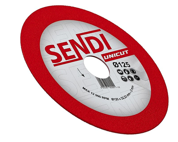 TARCZA DO GRESU I SZKŁA SENDI UNICUT 125MM