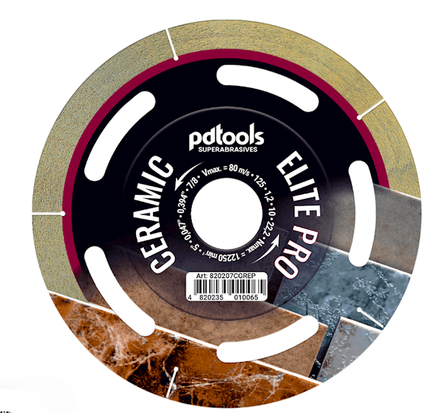 TARCZA 1A1R 125MM CERAMIC ELITE PRO PDTOOLS