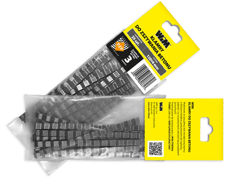 ZESTAW KLAMR ZSZYWAJĄCYCH WIM 25SZT