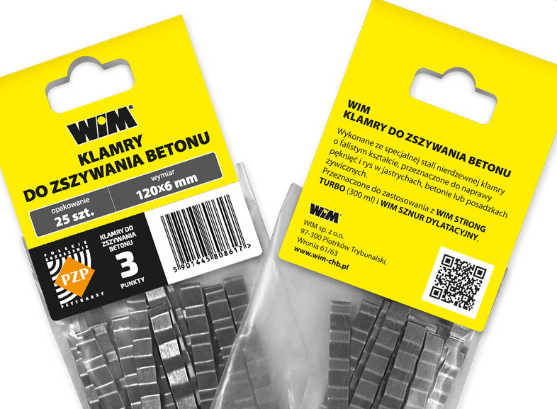 ZESTAW KLAMR ZSZYWAJĄCYCH WIM 25SZT