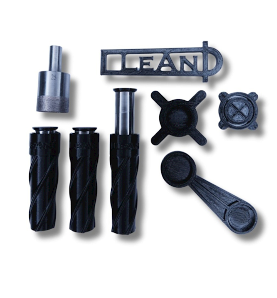 WIESZAK UKRYTY LEAN ZESTAW 3SZT