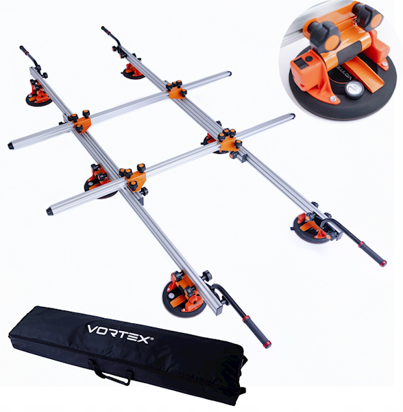 RAMA DO PŁYT MEGA FORMAT Z AUTOMAT. PRZYSSAWKAMI