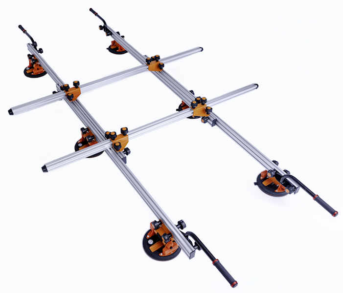 RAMA DO PŁYT MEGA FORMAT Z AUTOMAT. PRZYSSAWKAMI