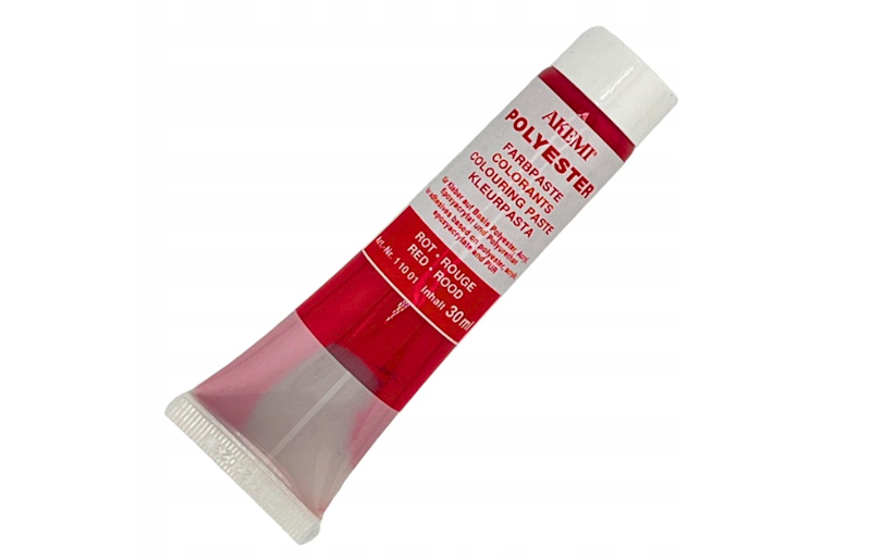 BARWNIK DO ŻYWICY KLEJU AKEMI RED 11001