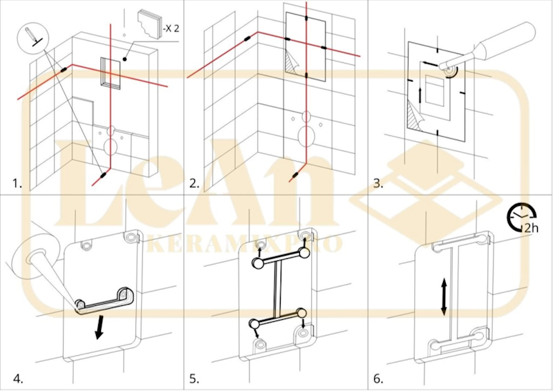 UKRYTY PRZYCISK SPŁUKUJĄCY DO GROHE BIAŁY