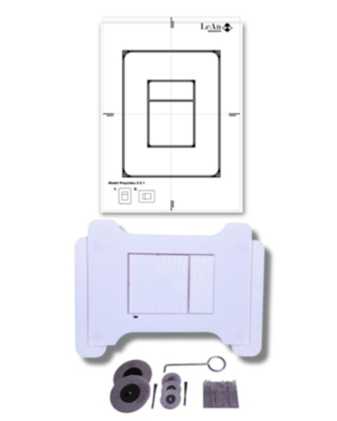 UKRYTY PRZYCISK SPŁUKUJĄCY DO GROHE BIAŁY