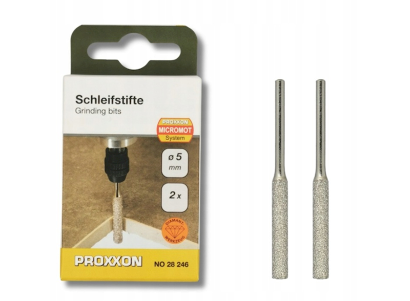 FREZY DIAMENTOWE 5MM 2SZT