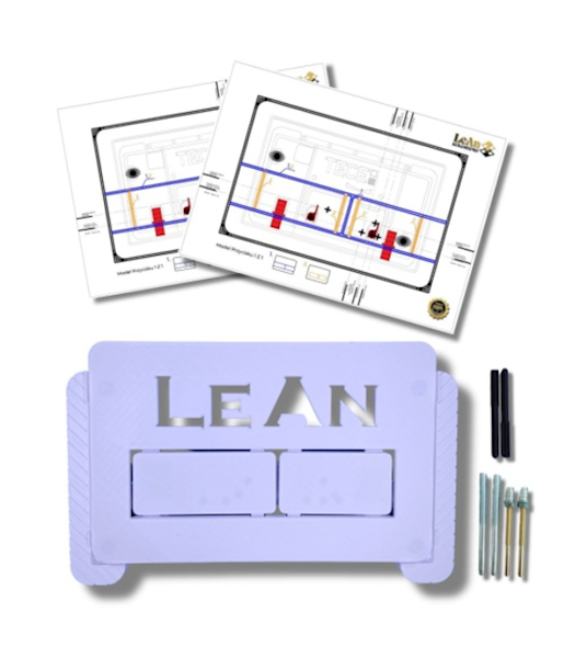 UKRYTY PRZYCISK SPŁUKUJĄCY BIAŁY WĄSKI MAGNET.