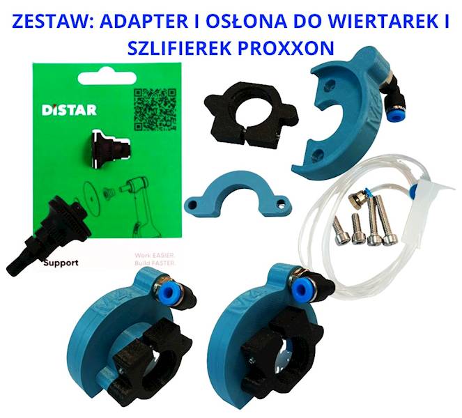 ZESTAW:ADAPTER I OSŁONA DO PROXXON