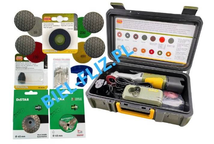SZLIFIERKA AKU ZESTAW PROXXON