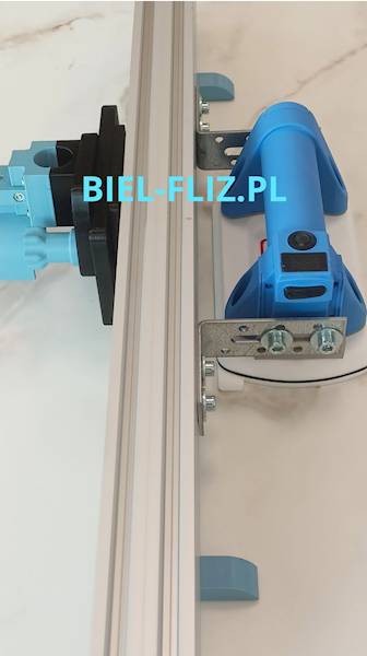 WÓZEK Z SZYNĄ 60cm DO PROXXON I PRZYSSAWKĄ