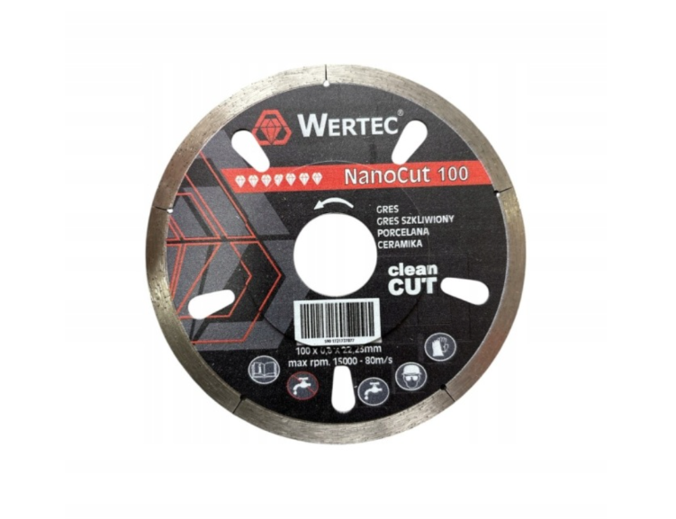 TARCZA 0,8mm 100mm WERTEC NanoCUT100 CLEANCUT