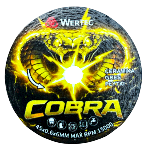 TARCZA DIAMENTOWA 45x0,6x6mm COBRA45 WERTEC