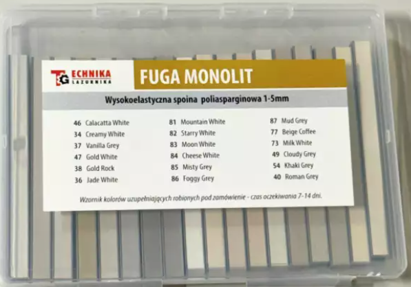 MONOLIT WZORNIK FUG - 18 KOLORÓW