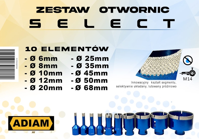 ZESTAW OTWORNIC SELEKT - 10 ELEMENTÓW