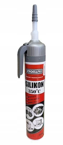 Silikon wysokotemp. czarny 220g DUŻY