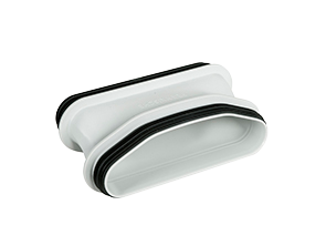 Element uszczelniająco-łączący profi-air tunnel z uszczelką 180° obrócony 132x52 mm