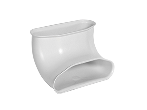 Kolano pionowe 90° profi-air tunnel 132x52 mm