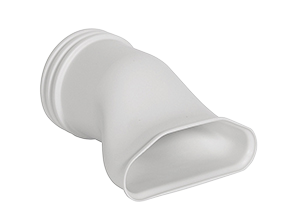 Przejściówka profi-air tunnel/classic 132x52 mm - kształtka NW 90