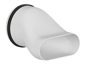 Przejściówka profi-air Ovalkanal na rury okrągłe 163x68 mm - DN 125