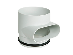 Trójnik profi-air Ovalkanal na ISO 163x68 mm - DN 160