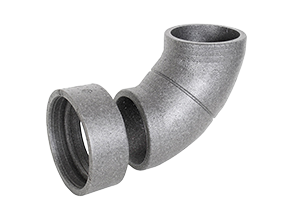 Kolano 90° profi-air ISO z mufą DN 180