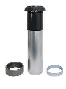 Wyprowadzenie dachowe profi-air czarne uniwersalne DN 160-180
