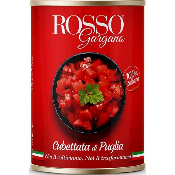 .Pomidory Kostka Rosso Gargano 400g.