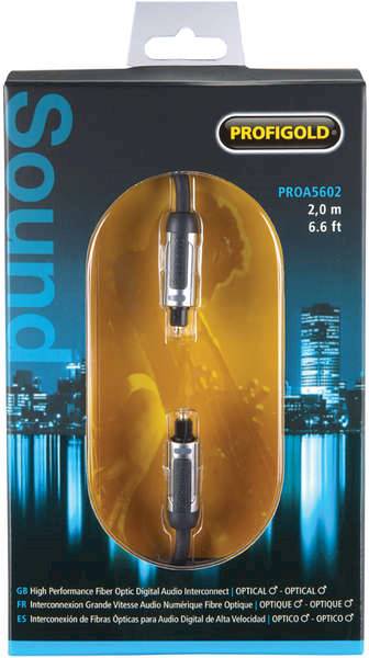 KABEL OPTYCZNY CYFROWY PROFIGOLD PROA 5602 2,0M