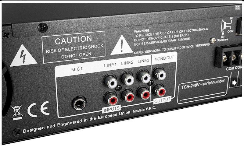 WZMACNIACZ  PA TAGA HARMONY TCA-240 100V