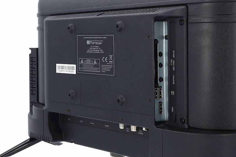 TELEWIZOR LED 19" OPTICUM TRAVEL DVB-T/T2 H.265/HEVC