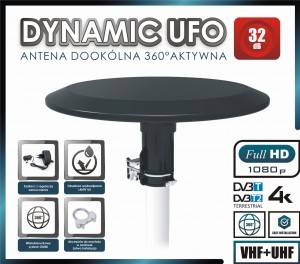 ANTENA DVB-T2 AX RED EAGLE DYNAMIC UFO ANT0157 