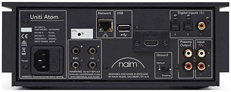 ODTWARZACZ SIECIOWY NAIM UNITI ATOM HDMI