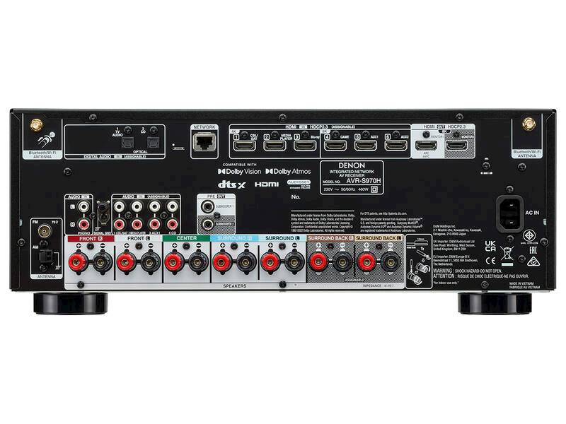AMPLITUNER DENON AVR-S970H 7.2 8K HEOS