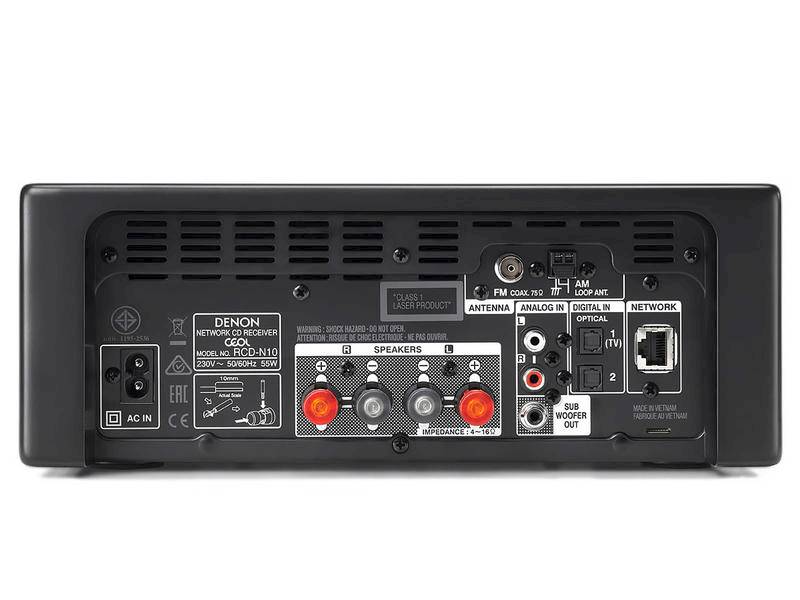 DENON RCDN10BKE2 AMPLITUNER Z CD HEOS BT PROMO