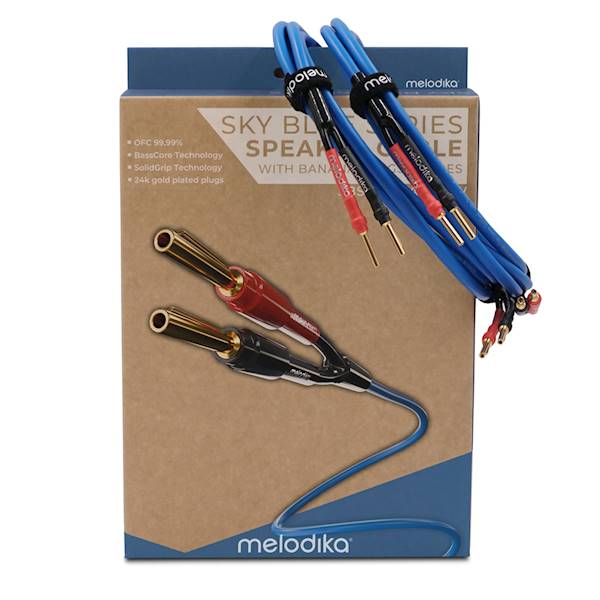 KABEL GŁOŚNIKOWY MELODIKA SKY BLUE SBSC2525 -2.5M