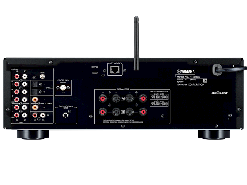 AMPLITUNER STEREO YAMAHA R-N 600A BLACK MUSICCAST
