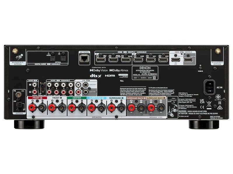 AMPLITUNER DENON AVR-X2800H 