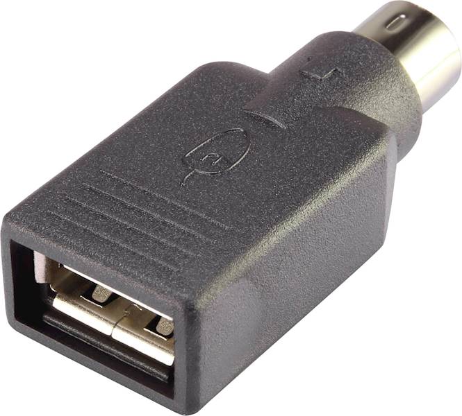 Adapter USB Żeński na PS2 męski | Manhattan
