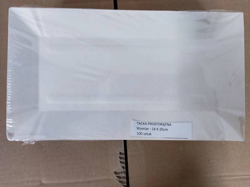 Tacka papierowa 14x25 100 szt.