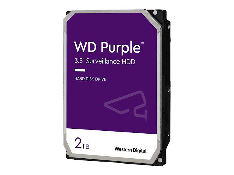 Dysk WD Purple 3.5'', 2TB, SATA/600,7200RPM, 64MB cache