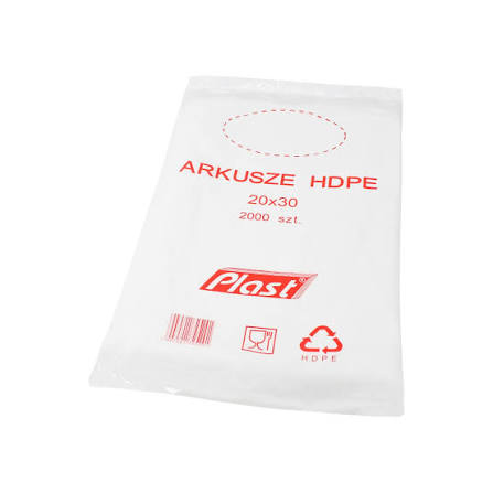 Arkusze foliowe HDPE 20x30 (2000 szt)