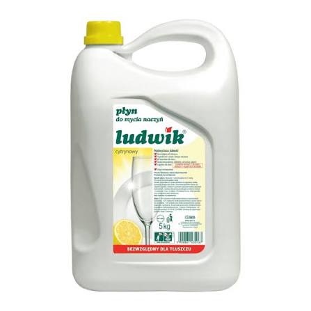 Ludwik Płyn do Mycia Naczyń 5L Cytrynowy