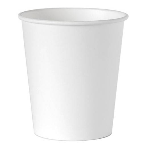KUBEK PAP 250ml BIA Q80mm a'100 bez SUP