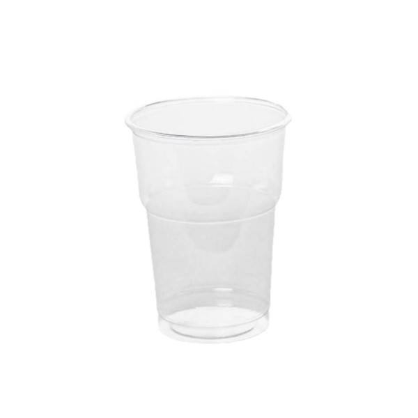 KUBEK 300ml PP PRZEŹROCZYSTY do zgrzewu fi 95 mm 50 sztuk wielorazowy