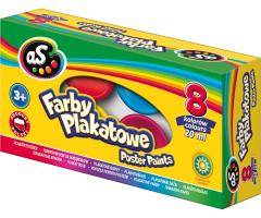 farby szkolne plakatowe 8 kol. 20ml AS