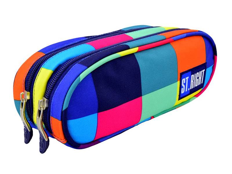 Piórnik saszetka dwukomorowa Stright PU-02 Maxi Sq