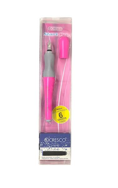 pióro wieczne Cresco Start Pen różowe + naboje 
