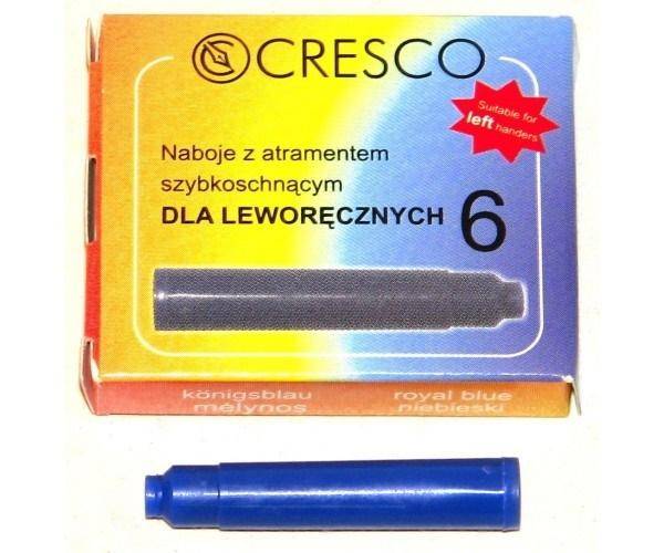 naboje niebieskie Cresco 6szt./op dla leworęcznych